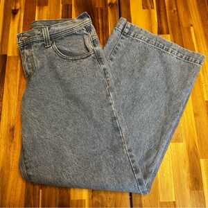 Brandy Melville J Galt Wide Leg Baggy 100% Cotton Women's Jeans size S‎